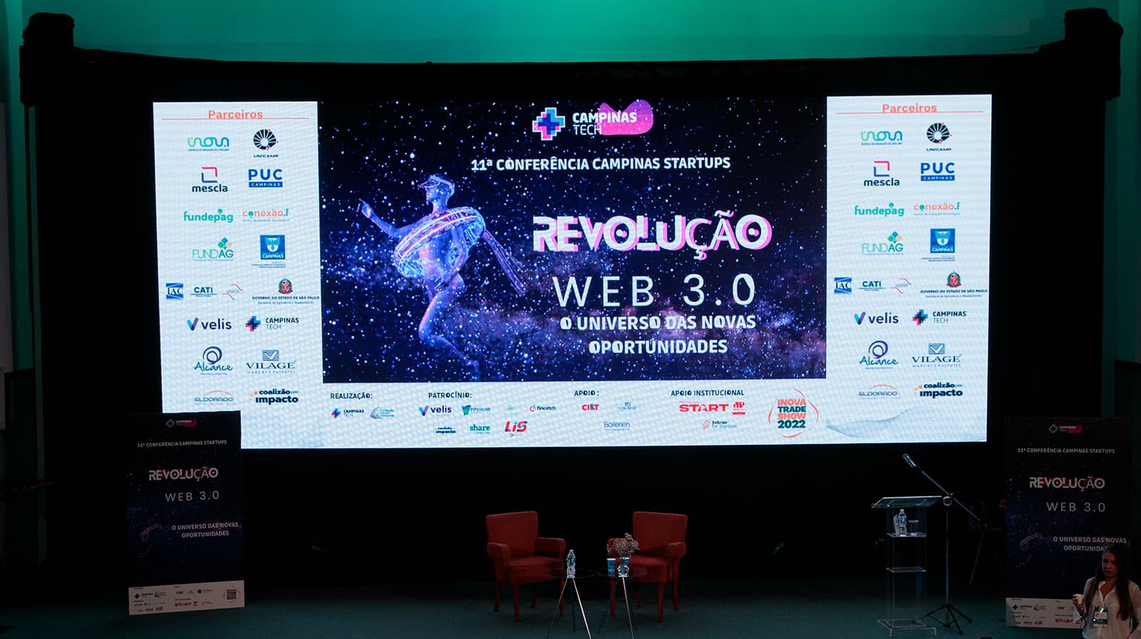 Painel da 11ª Conferência Campinas Startups promovida pela Campinas Tech